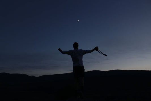 Silhouette in the night