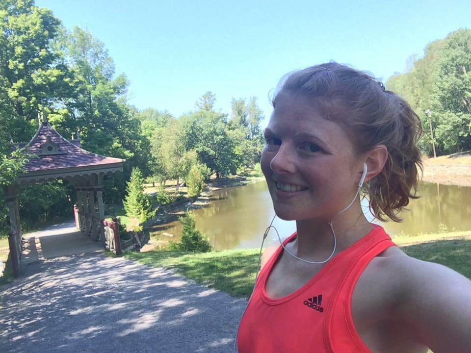 Image of girl on a run