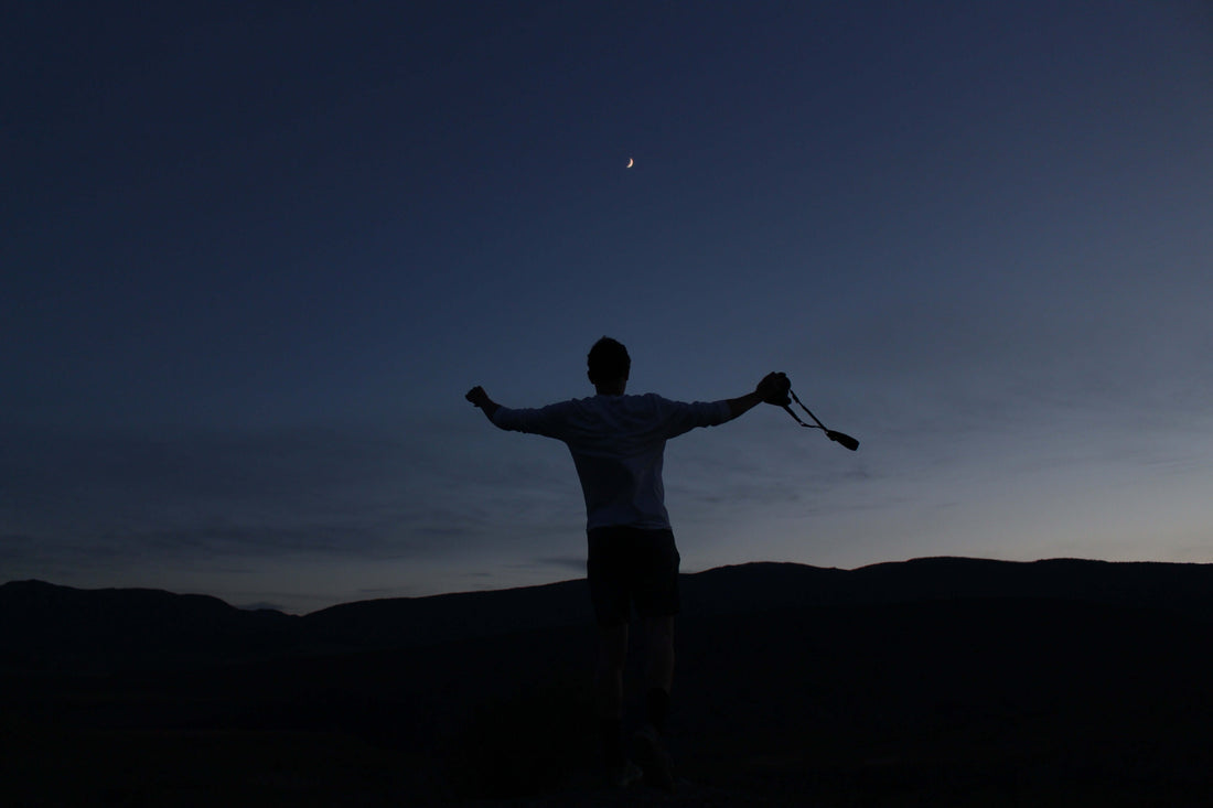 Silhouette in the night